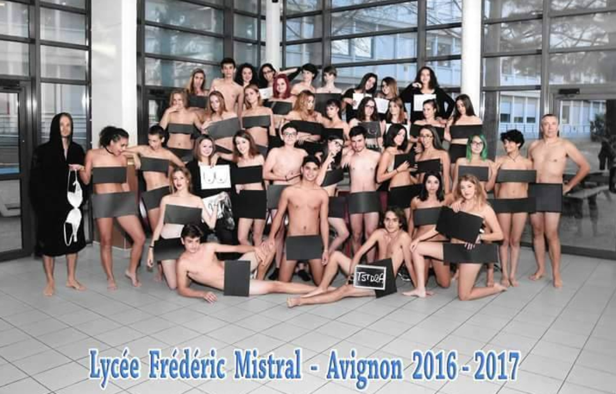 Klassefoto, Avignon Lycee Frederic Mistral